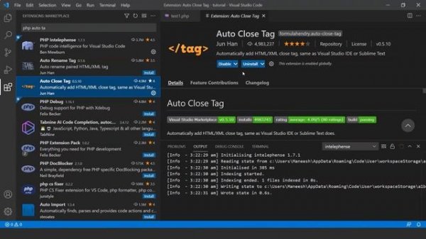 PHP Extensions For VSCode | How To Install PHP Extension In Visual Studio Code | Simplilearn