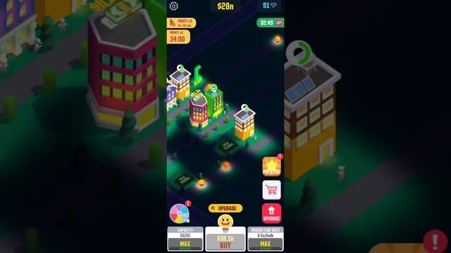 Idle Light City Happy Town The Park and Block C Completed [ALL Buildings Unlocked] смотреть онлайн