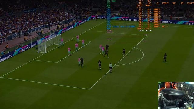Тест QL3X (Intel® Core™ i7-6700K) + GTX 1080. CPU 4,0 GHz, 1,240 V. Стрим через видеокарту. PES 202 смотреть онлайн