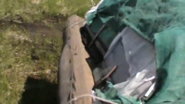 Мотобуксировщик Бурлак на болоте. Заброска пчёл на пасеку. Поломка в пути. смотреть онлайн