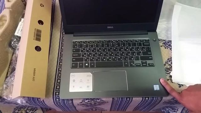 Dell 5468 unboxing, quick look, first boot смотреть онлайн