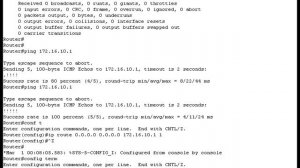 Типовая базовая настройка маршрутизатора Cisco