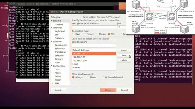 OpenFlow Network ---- Mininet + Floodlight Controller смотреть онлайн