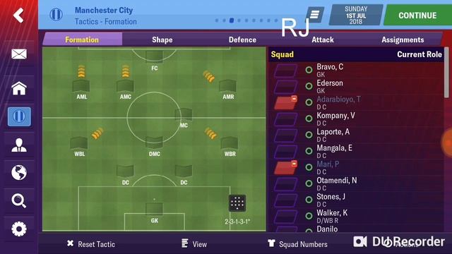 Manchester City(Vertical Tiki-Taka) Tactics For Football Manager Mobile 2019 смотреть онлайн