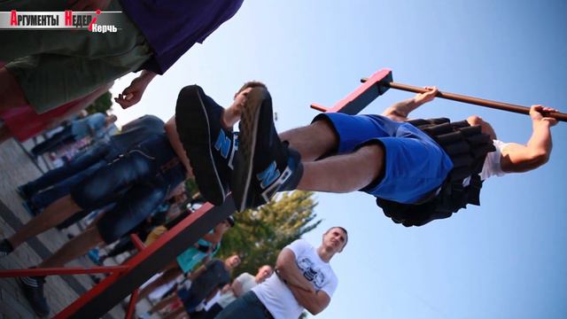 Соревнования WorkOut пробежка фаер шоу Керчь смотреть онлайн