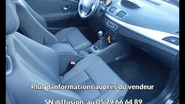 Annonce de RENAULT MEGANE COUPE occasion du mandataire auto SN Diffusion смотреть онлайн