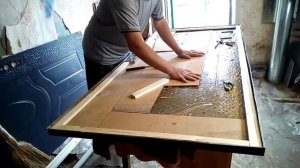 Супер бюджетный способ утепления дешевой китайской двери !