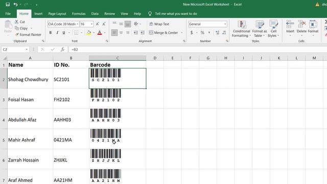 How to Create Barcode in Excel and MS Word in Bangla смотреть онлайн