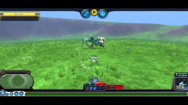 Spore-superbattle#13: Хвостатый Драгун (MAXIS) VS Встречник (MуX0bo1) смотреть онлайн