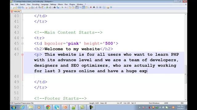 URDU Complete CMS Website in PHP MySQL Urdu Hindi Tutorials Part 6 смотреть онлайн