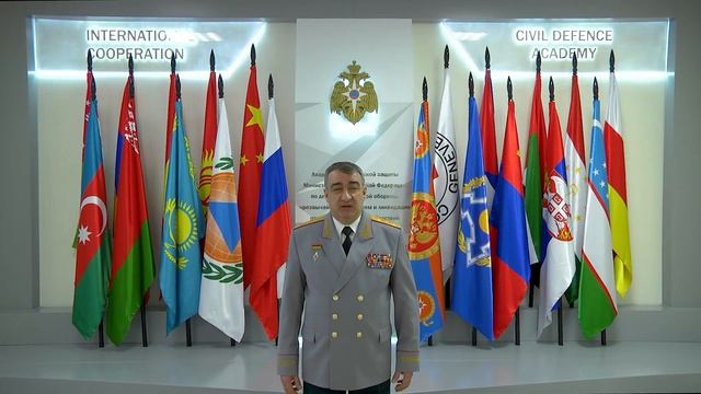 Поздравление начальника Академии с Днем спасателя и Новым годом смотреть онлайн