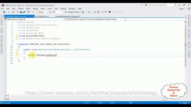 WEB API Join Tables Using Stored Procedures In MVC Entity Framework C# 4.6 смотреть онлайн