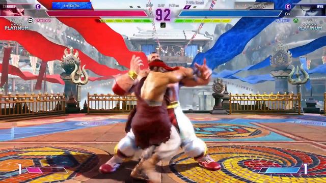 Street Fighter 6 - Ryu ranked matches 2 (Platinum 17800 LP - 18400 LP) смотреть онлайн