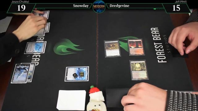 MtG Modern Gameplay - Snowday VS Dredgevine смотреть онлайн