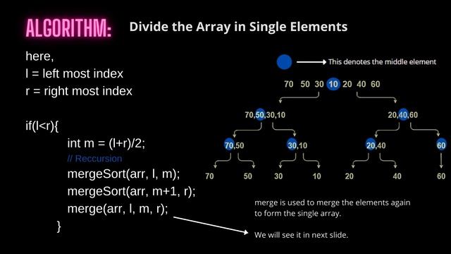 Merge Sort Algorithm | Array Series 8 смотреть онлайн