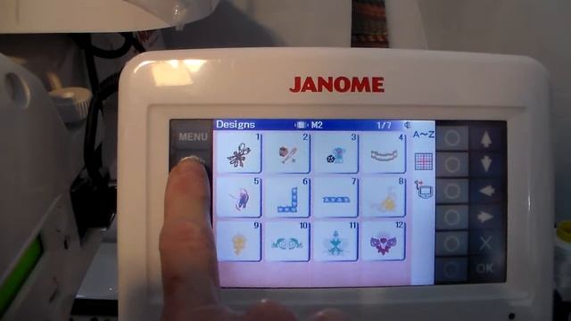 How to format USB in Janome machine and to load with a design. смотреть онлайн