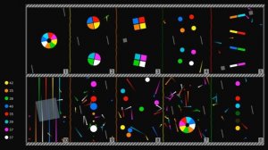 Color Match - Team Marble Race in Algodoo
