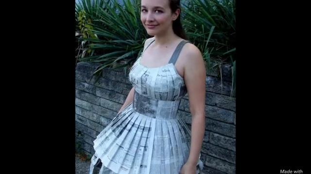 Платья из бумаги. Paper Dress. смотреть онлайн