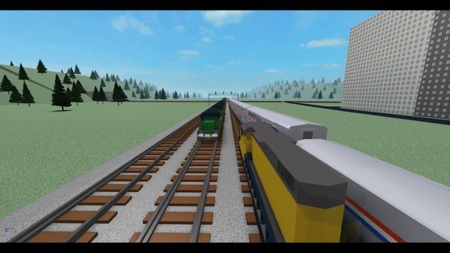 ROBLOX Train Crashes (Train Station) смотреть онлайн