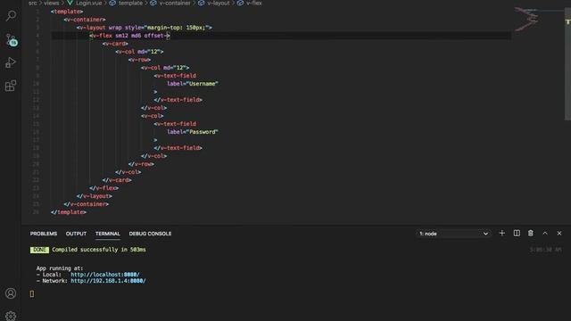 #3 Membuat Tampilan Form Input Login di Vue js dengan Vuetify смотреть онлайн