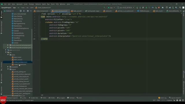 Material Design Floating Action Button (FAB) with animation in Android смотреть онлайн