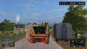 Farming Simulator 2017 РАБОТА МУСОРОВОЗА! часть 3