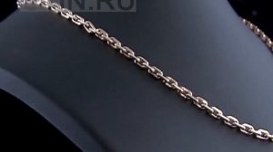 Массивная мужская золотая цепь якорного плетения