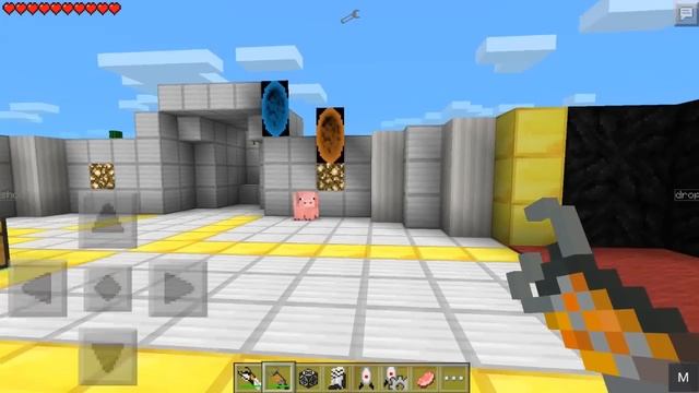 Minecraft Pocket Edition | PORTAL & GRAVITY GUN MOD! | Mod Showcase смотреть онлайн