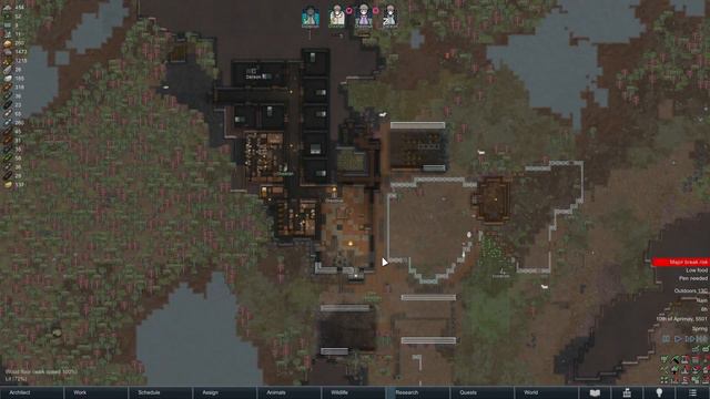 Rimworld Timelapse 500% Speed | Naked Brutality Tribe Trio Ep 7 | The Refugees смотреть онлайн