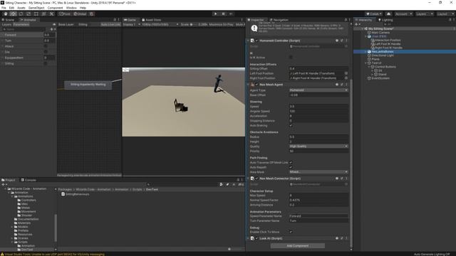 Character sits in Chair | Unity Animation and IK | #Unity #GameDev #Tutorial смотреть онлайн