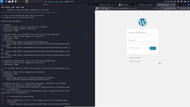 WPScan | WordPress Vulnerabilities | Kali Linux смотреть онлайн