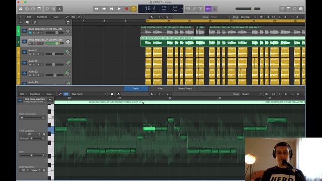 Питч коррекция бас-гитары или что делать, если аудио исходники диссонируют друг с другом смотреть онлайн