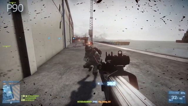 Quad Feed w/ Every Weapon (Battlefield 3) [60fps] смотреть онлайн