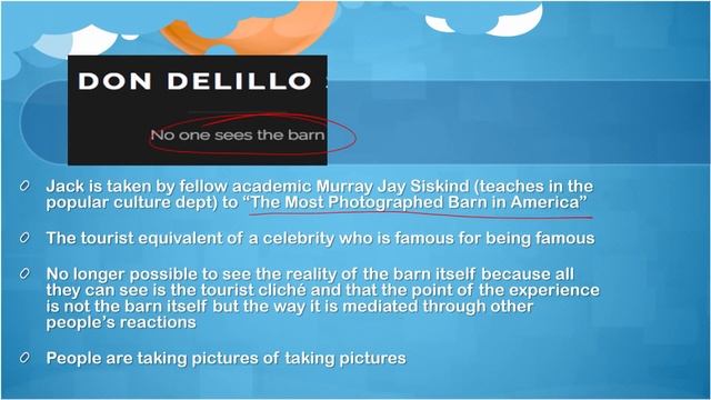 Hyperreality In Delillo's Postmodernist Fiction : A Discussion Of White Noise