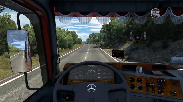 [ ETS2 1.46 ] Mercedes-Benz Actros MP1 1997 | Terni-Pescara | ETS2 Mods смотреть онлайн