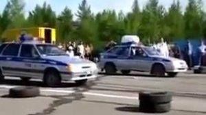 Стритрейсинг на Вазах  Приколы про ментов