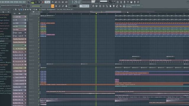 FL Studio 20 | Hyper - Spoiler & Clockwork (HEAD SPLITTER Remakes) | FLP