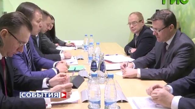 Встреча главы Самары Дмитрия Азарова с руководством Сбербанка смотреть онлайн