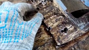 Разбор фольксваген Т4. Снятие пола салона.
