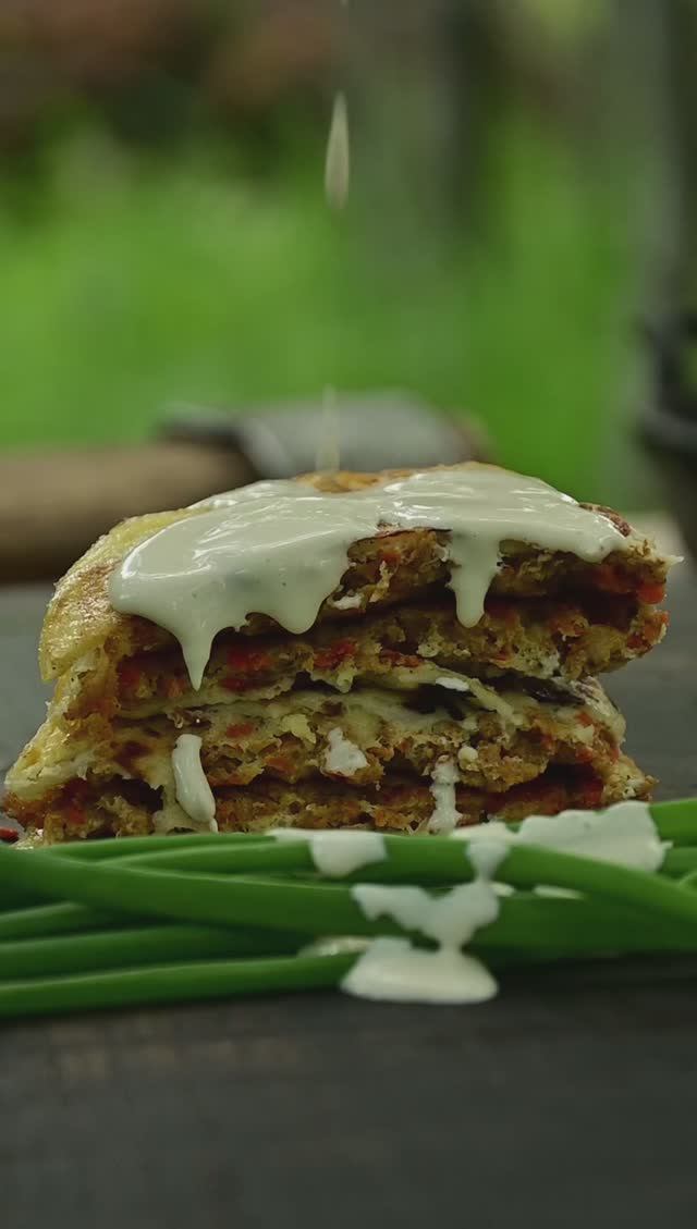 блин с мясом