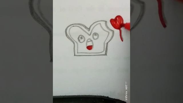 how to draw a bread ? bite ?#kidsfunactivities смотреть онлайн