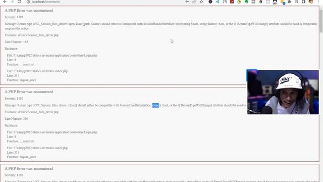 Message: Return type of CI_Session_files_driver::open($save_path, $name) should either be compatibl смотреть онлайн