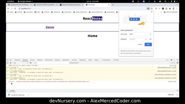 AM Coder - React + Express API #5 - Login in React смотреть онлайн