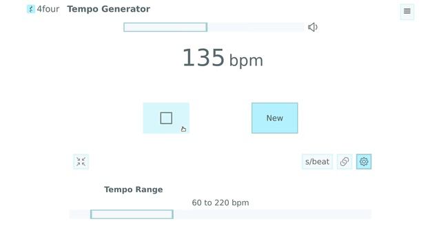 Random Tempo Generator