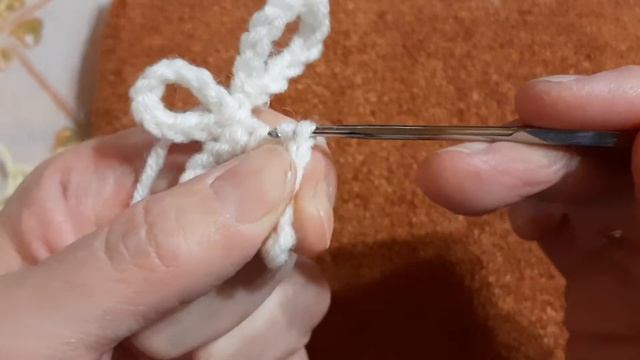 Цветок из воздушных петель смотреть онлайн