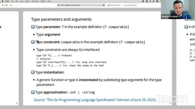 Golang Course - Session 18： Generics in Go смотреть онлайн