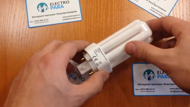 OSRAM DULUX T/E 18W/827 GX24q-2, обзор энергосберегающей лампы смотреть онлайн