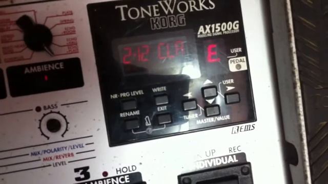 Korg Tone Works AX1500g Prueba