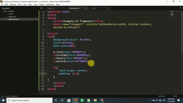 How to open a link in another Frame in Html | HTML Frame Example| frames in html | Web Technology смотреть онлайн