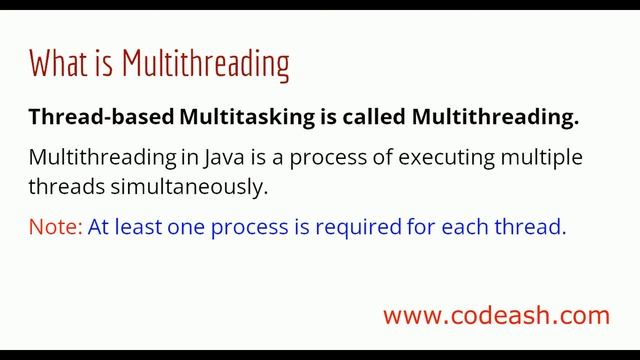 Multithreading in java | What is multithreading in Java | Multitasking in java смотреть онлайн